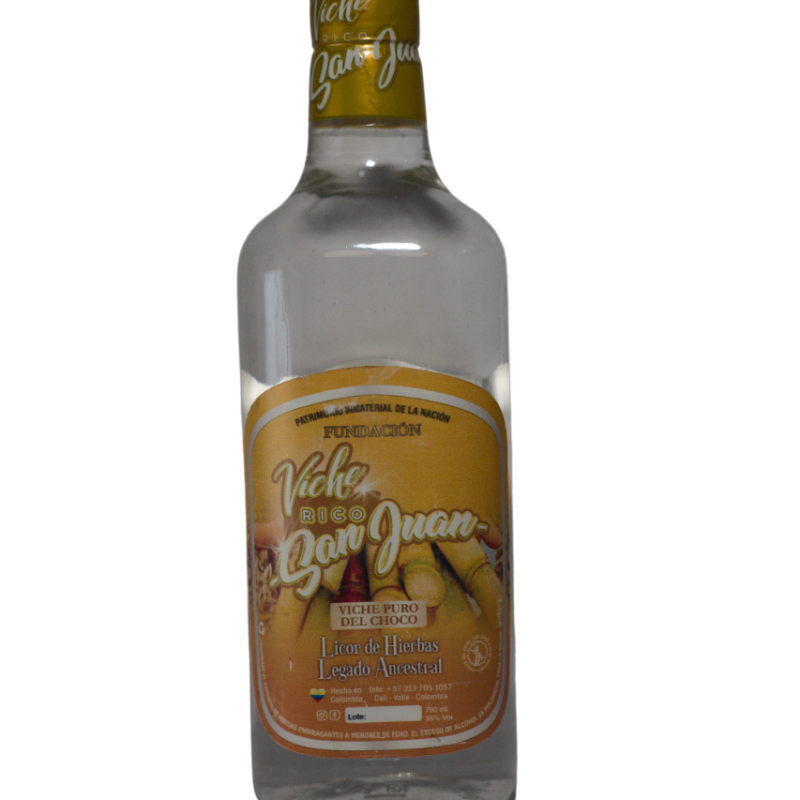 Viche puro del Chocó 750 ml vidrio